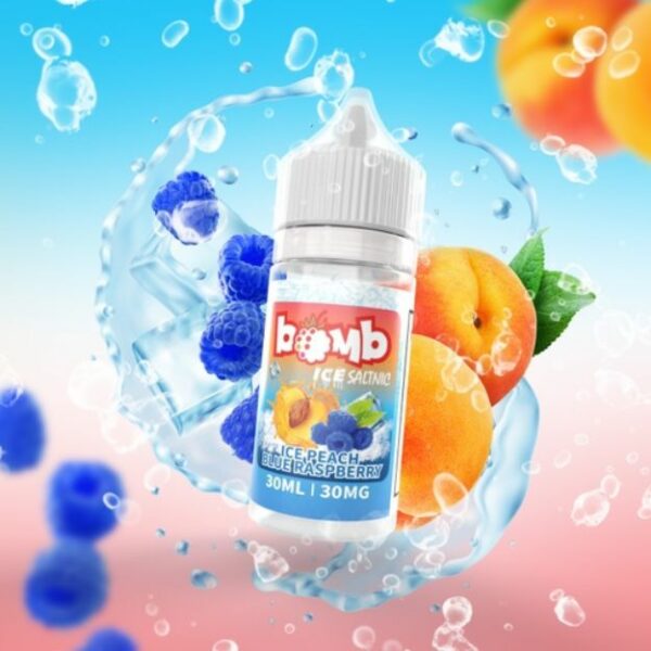 Bomb Ice Peach Blue Raspberry